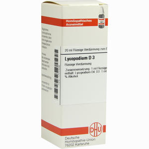 Lycopodium D3 Dilution 20 ml - ab 8,40 €