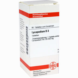 Lycopodium D3 Tabletten 80 Stück - ab 10,71 €