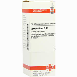 Lycopodium D30 Dilution 20 ml - ab 7,95 €
