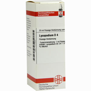 Lycopodium D4 Dilution 20 ml - ab 8,01 €
