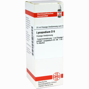 Lycopodium D6 Dilution DHU-Arzneimittel GmbH & Co. KG 20 ml - ab 7,77 &euro;
