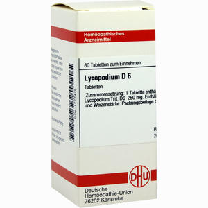 Lycopodium D6 Tabletten 80 Stück - ab 7,95 €