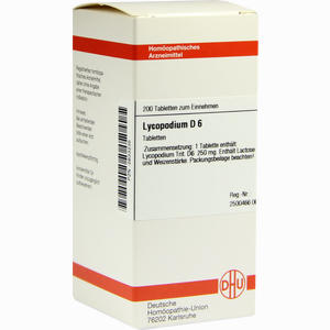 Lycopodium D6 Tabletten 200 Stück - ab 0,00 €