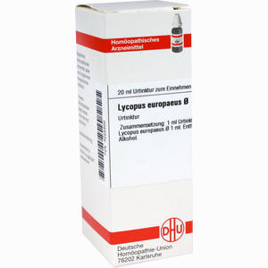 Lycopus Europaeus Urtinktur Dilution 20 ml - ab 0,00 €