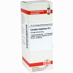 Lycopus Virg D3 Dilution DHU-Arzneimittel 20 ml - ab 9,91 €