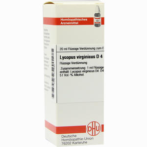 Lycopus Virg D4 Dilution DHU-Arzneimittel GmbH & Co. KG 20 ml - ab 10,25 &euro;