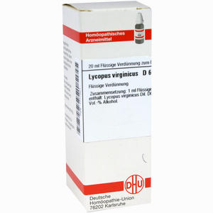 Lycopus Virg D6 Dilution DHU-Arzneimittel 20 ml - ab 8,88 €