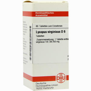 Lycopus Virg D6 Tabletten 80 Stück - ab 9,31 €