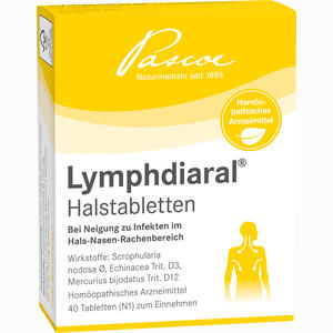 Lymphdiaral Halstabletten  40 Stück - ab 9,55 €