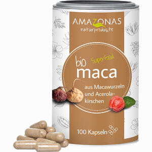 Maca Bio Vegicaps mit Bio Acerola Pulver 60 g - ab 8,75 &euro;