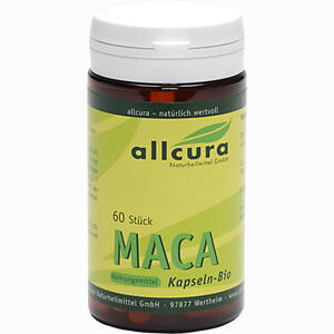 Maca Kapseln 500mg  60 Stück - ab 8,35 €