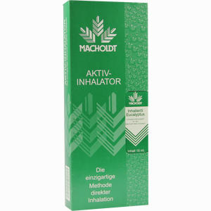 Macholdt Aktiv- Inhalator mit Nasenadapter und Inhalieröl Eucalyptus 10 Ml 1 Stück - ab 0,00 €
