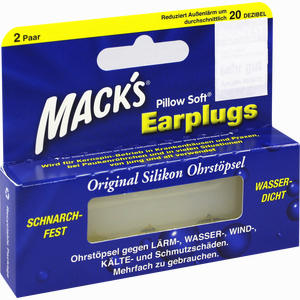 Macks Earpluggs 2 x 2 Stück - ab 0,00 &euro;