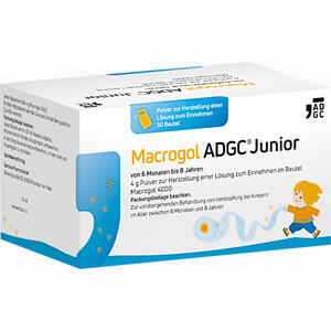 Macrogol Adgc Junior 6m- 8j 4g Plv. Z. H. E. Lsg. Z. Einn 30 Stück - ab 11,22 €