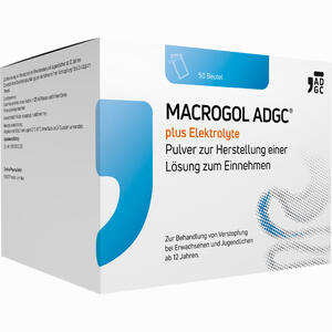 Macrogol Adgc Plus Elektrolyte Pulver zur Herstellung einer Lösung Zum Einnehmen 50 Stück - ab 9,97 €