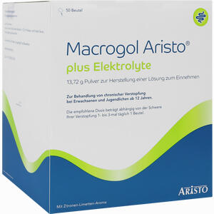 Macrogol Aristo Plus Elektrolyte 13. 72 G 50 Stück - ab 11,35 €