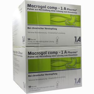 Macrogol Comp - 1 A Pharma Pulver 100 Stück