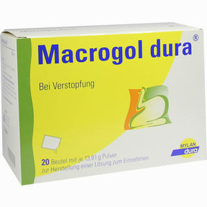 Macrogol Dura Pulver zur Herstellung einer Lösung Zum Einnehmen Beutel 20 Stück - ab 7,50 €