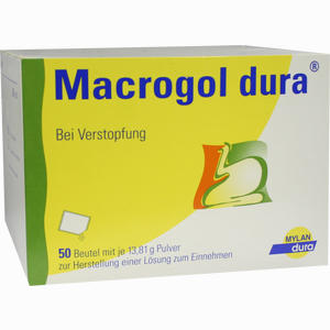Macrogol Dura Pulver zur Herstellung einer Lösung Zum Einnehmen Beutel 50 Stück - ab 18,67 €