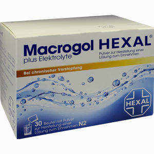 Macrogol Hexal Plus Elektrolyte Pulver  30 Stück Macrogol Hexal Plus Elektrolyte Pulver  30 Stück