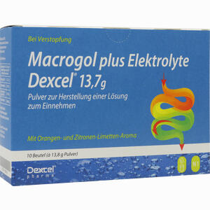 Macrogol Plus Elektrolyte Dexcel 13. 7 G Ple 10 Stück - ab 2,62 €