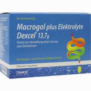 Macrogol Plus Elektrolyte Dexcel 13. 7 G Ple 20 Stück - ab 4,28 €