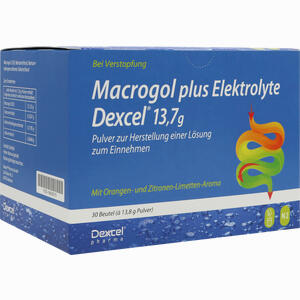 Macrogol Plus Elektrolyte Dexcel 13. 7 G Ple 30 Stück - ab 7,43 €
