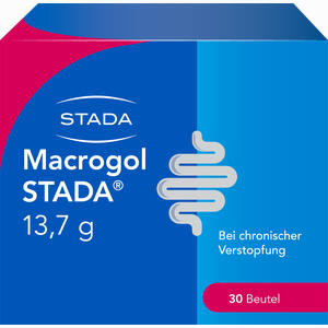 Macrogol Stada 13.7g Pulver zur Herstellung einer Lösung Zum Einnehmen  30 Stück Macrogol Stada 13.7g Pulver zur Herstellung einer Lösung Zum Einnehmen  30 Stück