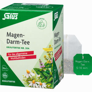 Magen- Darm- Tee Kräutertee Nr. 20 A Bio Salus Filterbeutel 15 Stück - ab 2,68 €