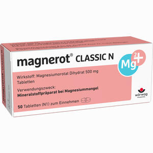 Magnerot Classic N Tabletten 50 Stück - ab 10,07 €