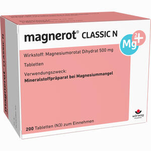 Magnerot Classic N Tabletten 200 Stück - ab 29,37 €