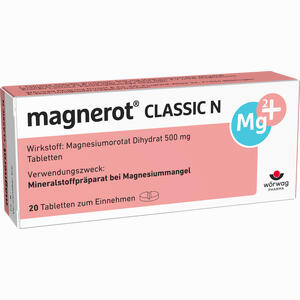Magnerot Classic N Tabletten 20 Stück