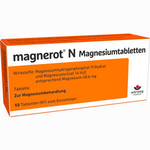 Abbildung von Magnerot N Magnesiumtabletten  50 Stück