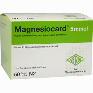 Magnesiocard 5mmol Pulver 50 Stück - ab 8,26 €