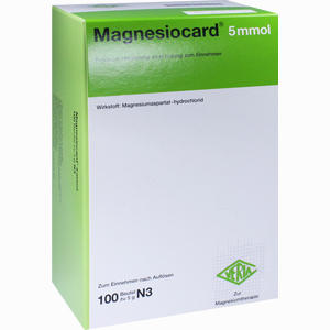Magnesiocard 5mmol Pulver 100 Stück - ab 13,86 €
