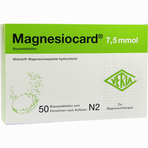 Magnesiocard 7.5 Mmol Brausetabletten 50 Stück - ab 13,92 €