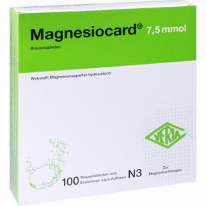 Magnesiocard 7.5 Mmol Brausetabletten 100 Stück - ab 24,56 €