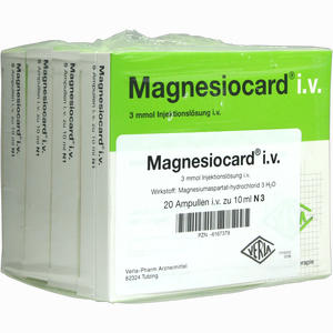Magnesiocard Iv Ampullen 20 x 10 ml - ab 19,99 €
