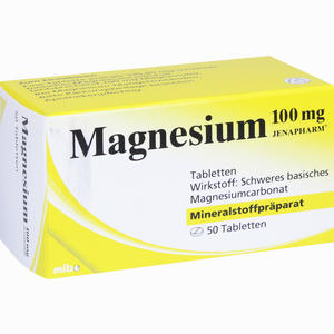 Magnesium 100mg Jenapharm Tabletten 50 Stück - ab 5,44 €