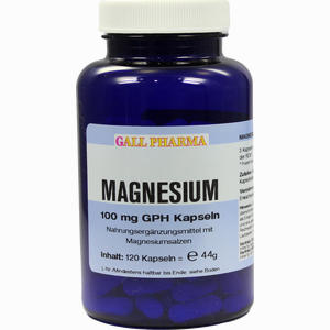 Magnesium 100mg Kapseln  120 Stück - ab 9,49 €