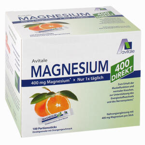Magnesium 400 Direkt Orange Granulat 100 x 2.1 g - ab 16,33 €