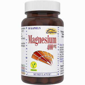 Magnesium 400 Kapseln 50 Stück - ab 9,66 €