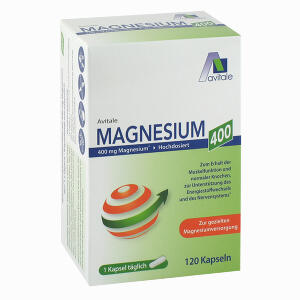 Magnesium 400mg Kapseln 120 Stück - ab 16,71 &euro;