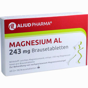 Magnesium Al 243mg Brausetabletten  60 Stück - ab 9,34 €