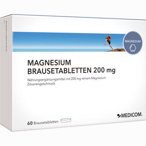 Magnesium Brausetabletten 200 Mg  60 Stück - ab 7,79 €