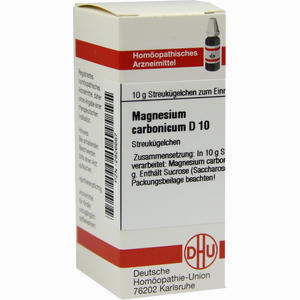 Magnesium Carb D10 Globuli 10 g - ab 0,00 &euro;