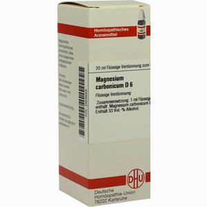 Magnesium Carb D6 Dilution DHU-Arzneimittel 20 ml - ab 8,17 €