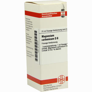 Magnesium Carb D8 Dilution 20 ml - ab 0,00 &euro;