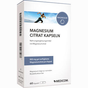 Magnesium Citrat Kapseln 60 Stück - ab 10,23 &euro;