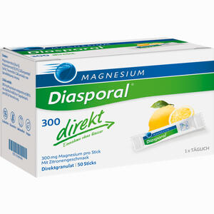 Magnesium- Diasporal 300 Direkt Granulat 50 Stück - ab 15,17 €